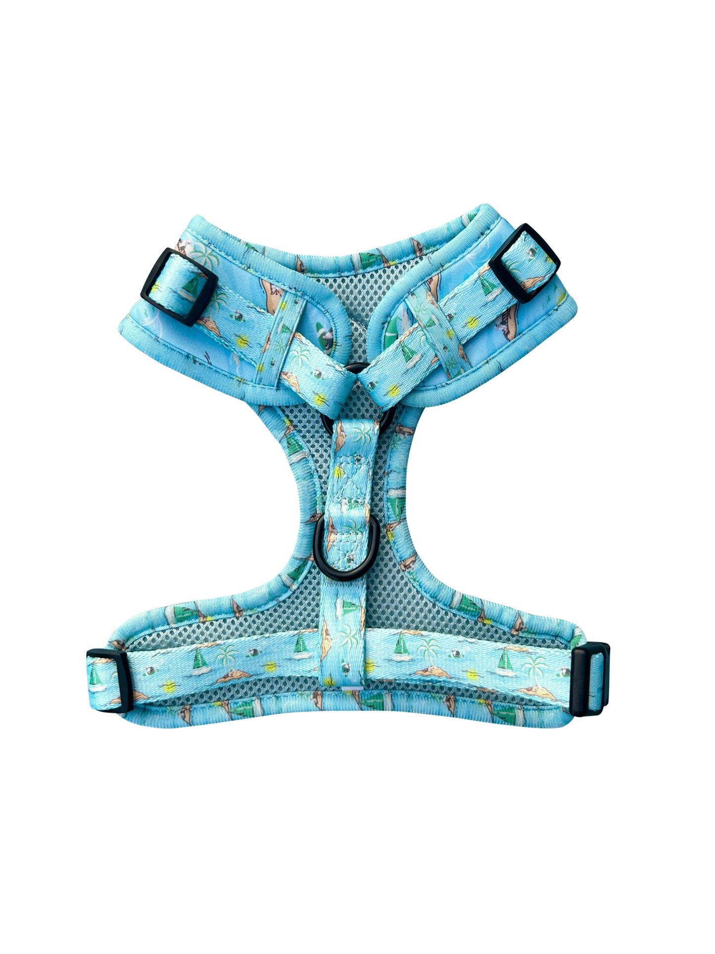 Bark Beach Dog Harness (Blue)