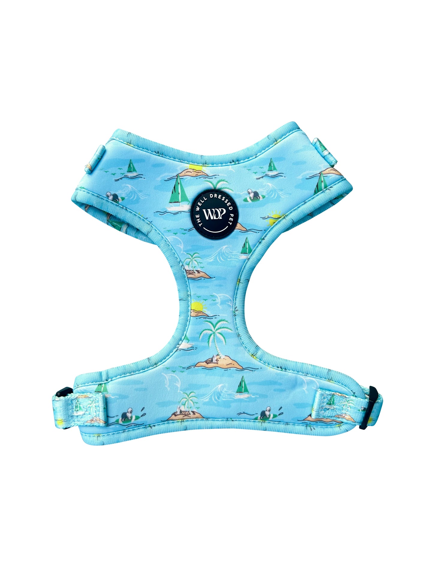 Bark Beach Dog Harness (Blue)